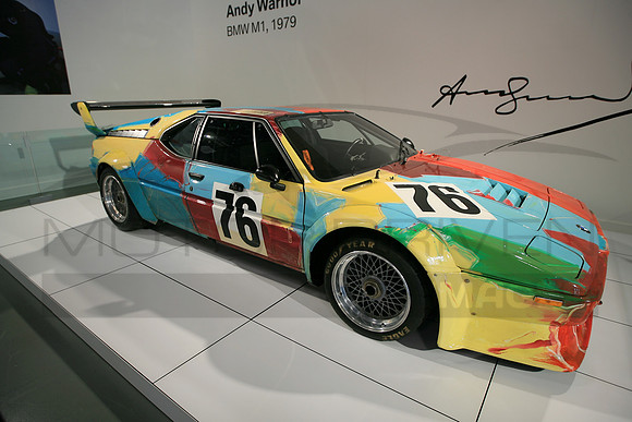 Art Car N. 4 Andy Warhol BMW M1 Group 4 circa 1979