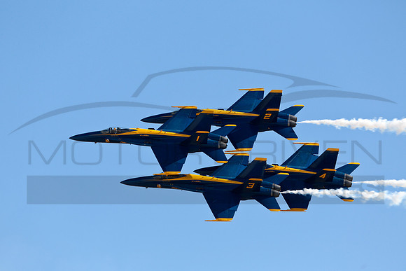 Blue Angels Delta Formation