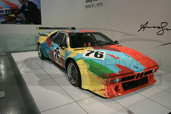 Art Car N. 4 Andy Warhol BMW M1 Group 4 circa 1979