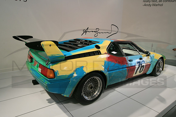 Art Car N. 4 Andy Warhol BMW M1 Group 4 circa 1979