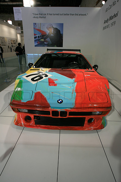 Art Car N. 4 Andy Warhol BMW M1 Group 4 circa 1979