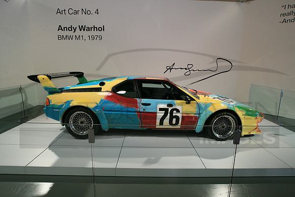 Art Car N. 4 Andy Warhol BMW M1 Group 4 circa 1979