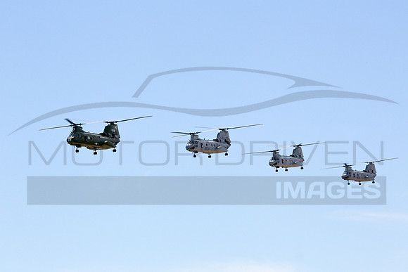 Last flight of CH-46's
