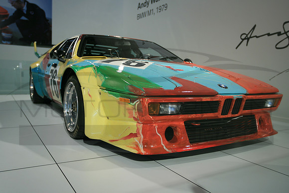 Art Car N. 4 Andy Warhol BMW M1 Group 4 circa 1979
